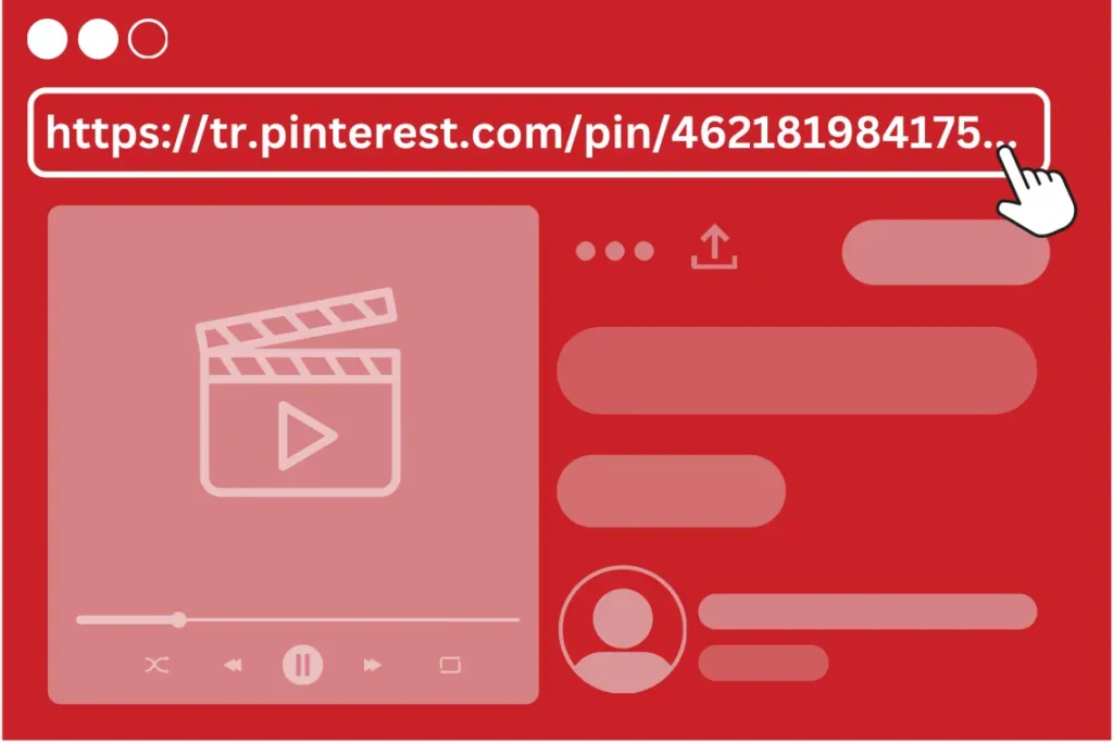 pinterest video url'sini kopyalayın